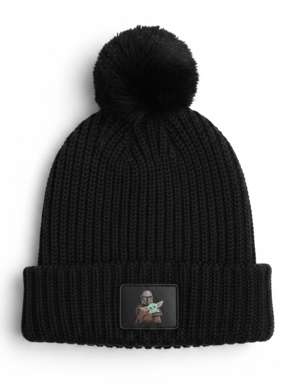 Star Wars x Love Your Melon Grogu Mandalorian Pom Pom Hat Black Beanie One Size